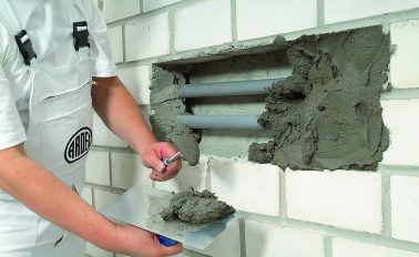 Deep fill repair mortar