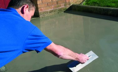 Resurfacing a concrete driveway
