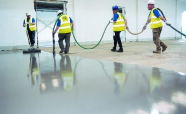 Resurfacing industrial warehouse flooring