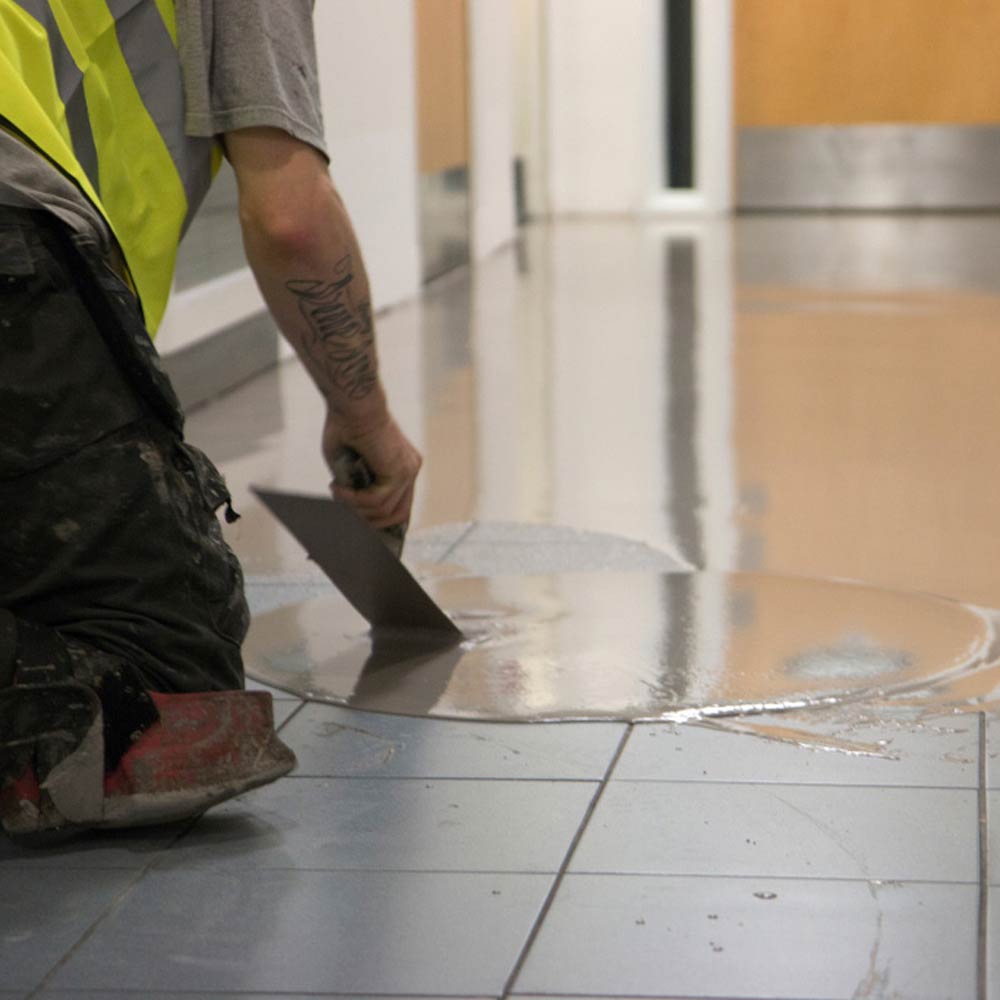 ARDITEX NA levelling and smoothing compound going over old tiles