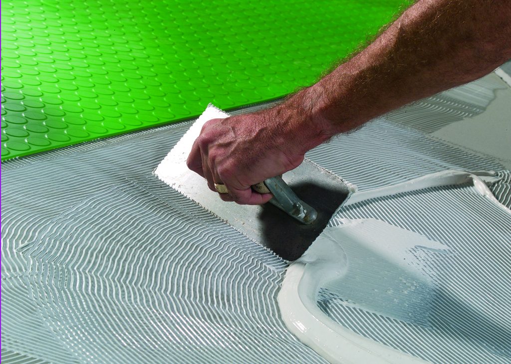 applications of rubber flooring adhesive