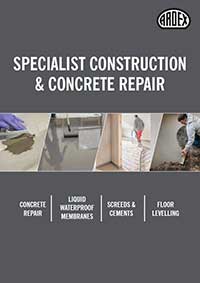 Specialist Construction & Concrete Repair Products Brochure
