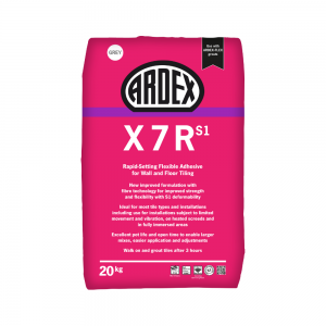 20KG bag of ARDEX X 7 R S1 Grey
