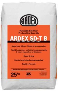 Pre-Levelling compound for industrial concrete flooring